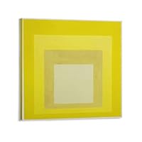 Amazon.co.jp: Josef Albers ヨゼフアルバース《黄色の正方格子
